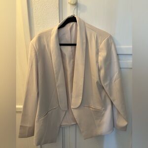 Cream blazer size L